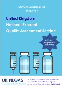 UK NEQAS Services Available List 2021-2022